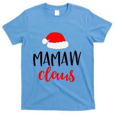 Mamaw Claus Gift Funny Christmas Pajamas Pjs Grandma Gift T-Shirt