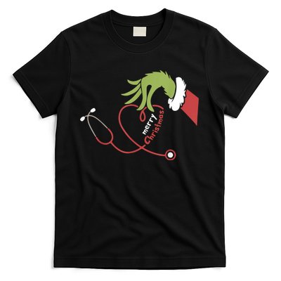 Merry Christmas Nurse Funny Nursing Christmas T-Shirt