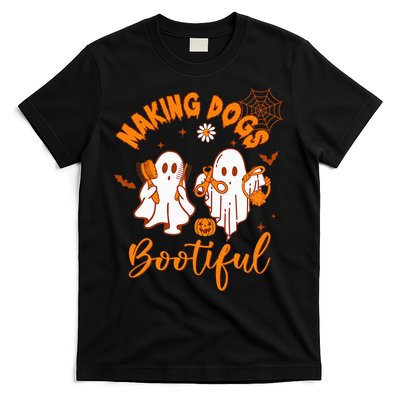 Making Dogs Bootiful Funny Halloween Dog Grooming Groomer T-Shirt