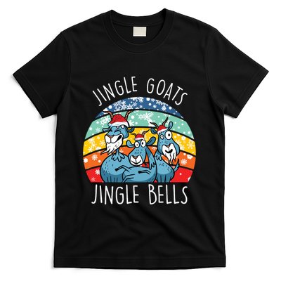 Merry Goatmas Santa Animal Farmer Farming Christmas Goat T-Shirt