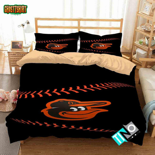 MLB Baltimore Orioles 1 Logo 3D Personalized CustomizedBedding Set