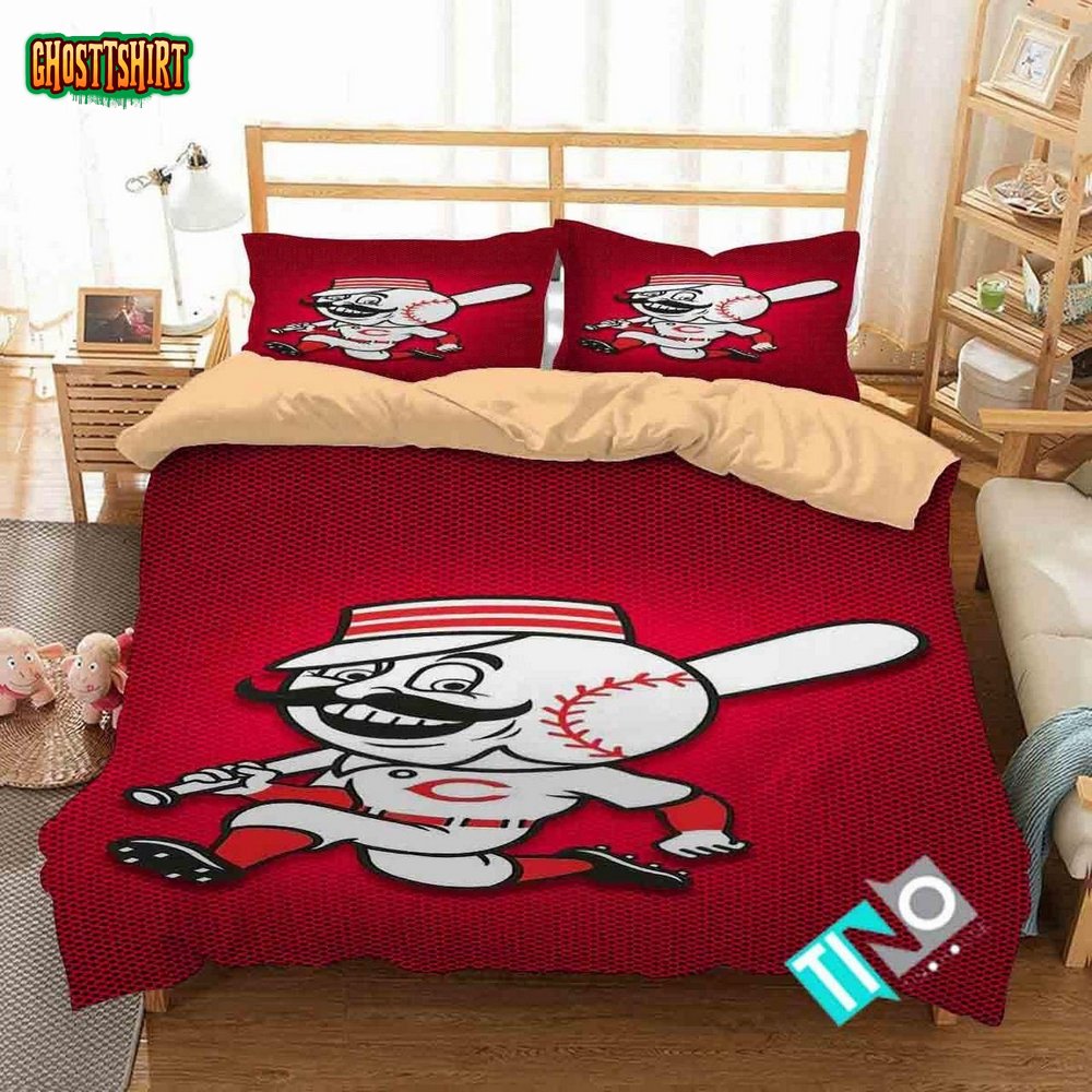 MLB Cincinnati Reds 1 Logo 3D Personalized CustomizedBedding Set