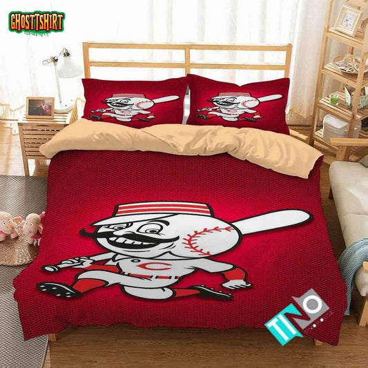 MLB Cincinnati Reds 1 Logo 3D Personalized CustomizedBedding Set