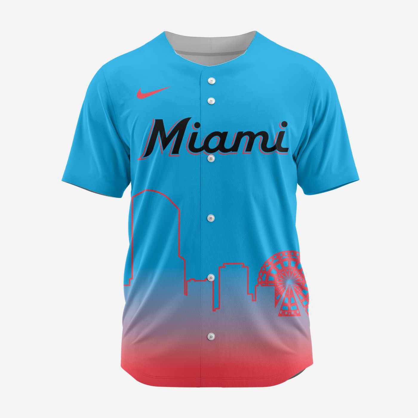 MLB Miami Marlins Special City Edition Concept Baseball Jersey Gift for Men Women - Bafud