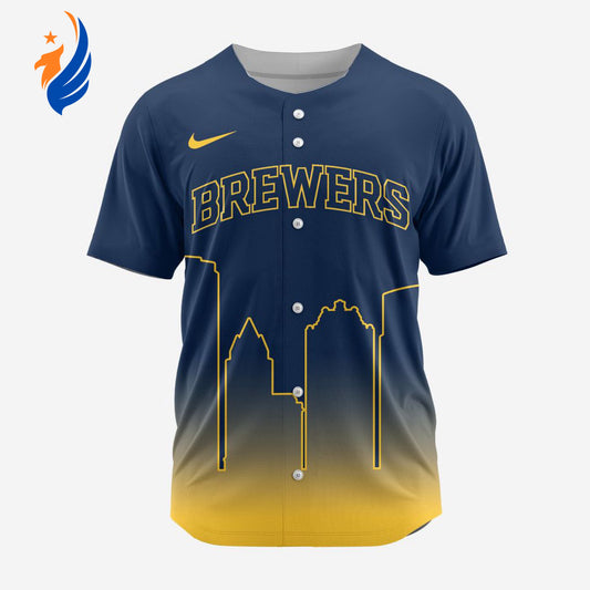 MLB Milwaukee Brewers Special City Edition Concept Baseball Jersey Gift for Men Women - Bafud