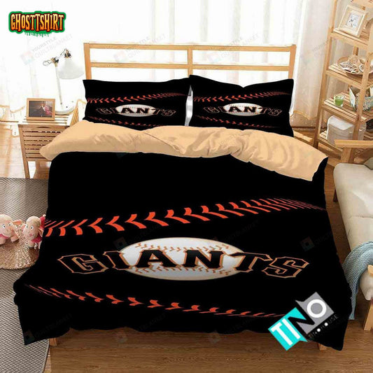 MLB San Francisco Giants Logo 3D Printed Bedding Set