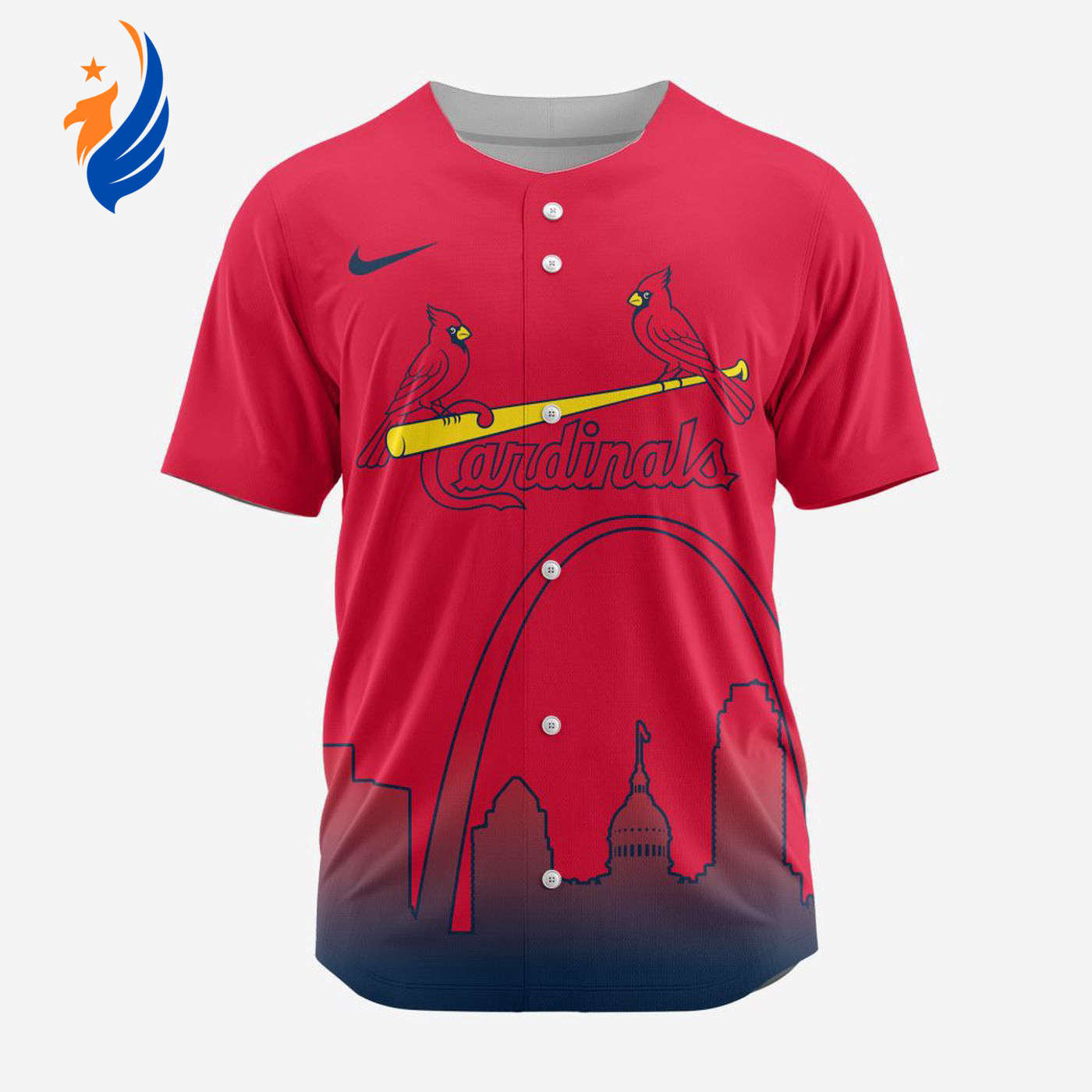 MLB St. Louis Cardinals Special City Edition Concept Baseball Jersey Gift for Men Women - Bafud