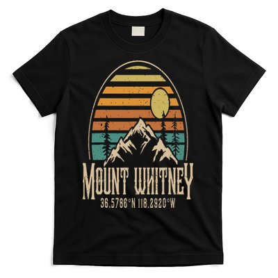 Mountain Mt. Whitney California Hiking Camping Mount Whitney T-Shirt