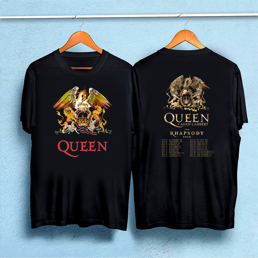 Queen Adam Lambert The Rhapsody Tour 2023 T Shirt