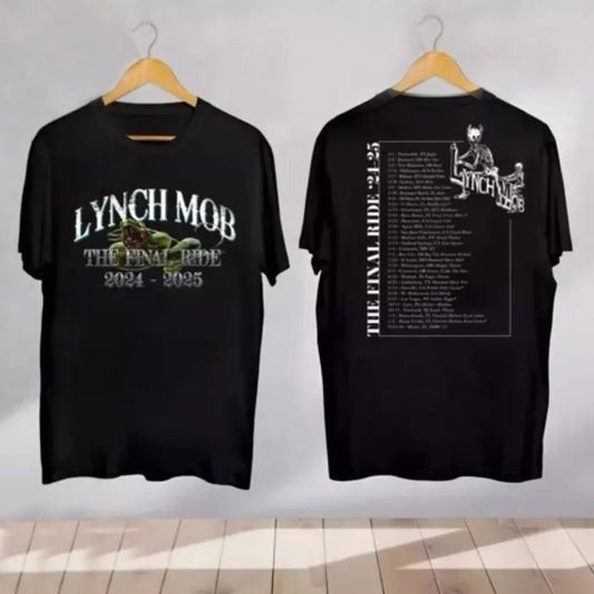 Lynch Mob the final ride 2024-2025 Gift For Fans Unisex All Size Shirt