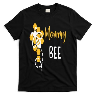 Mommy Of The Bee 1st Birthday Outfit First bee day family T-Shirt