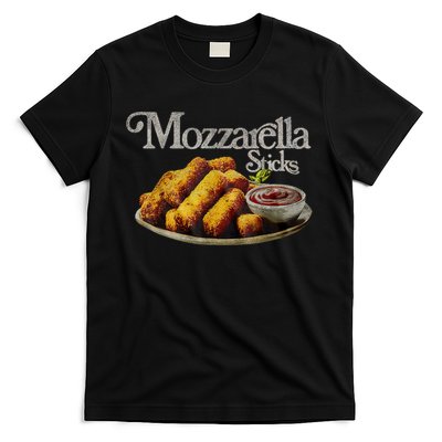 Mozzarella Sticks 90s Mozzarella Stick Lover Bread T-Shirt