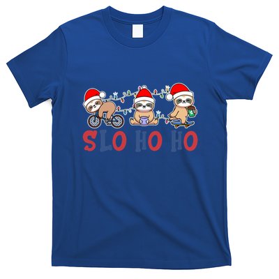 Merry Slothmas Funny Sloth Christmas Cute Animal Kingdom Gift T-Shirt
