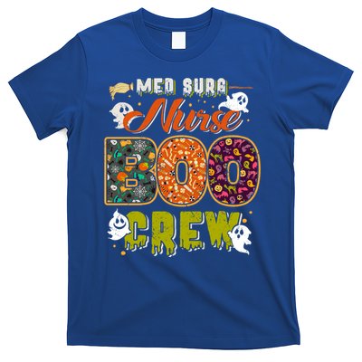 Med Surg Nurse Boo Crew Rn Squad Halloween Matching Gift T-Shirt