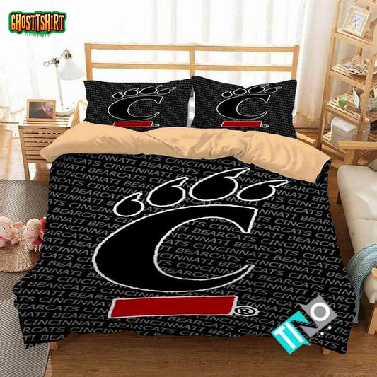 NCAA Cincinnati Bearcats 1 Logo D 3D Personalized CustomizedBedding Set