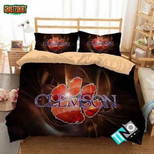 Ncaa Clemson Tigers 3 Logo N 3D Personalized CustomizedBedding Set