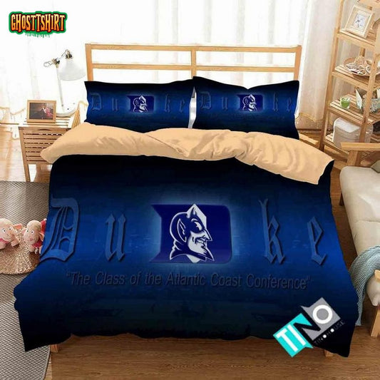 Ncaa Duke Blue Devils 4 Duvet Cover Bedding Set