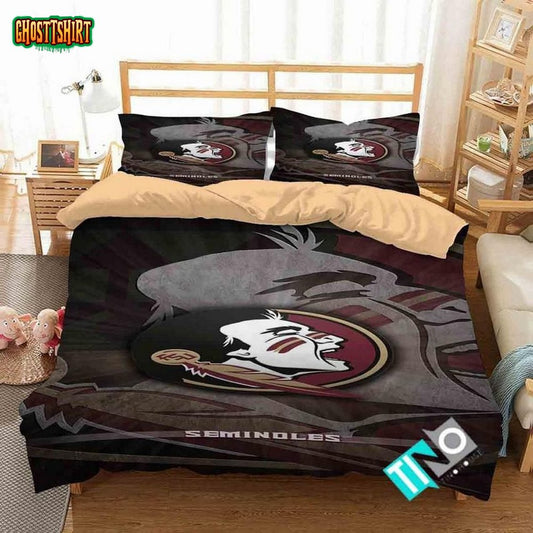 Ncaa Florida State Seminoles 1 Logo D 3D Duvet Cover Bedding Set