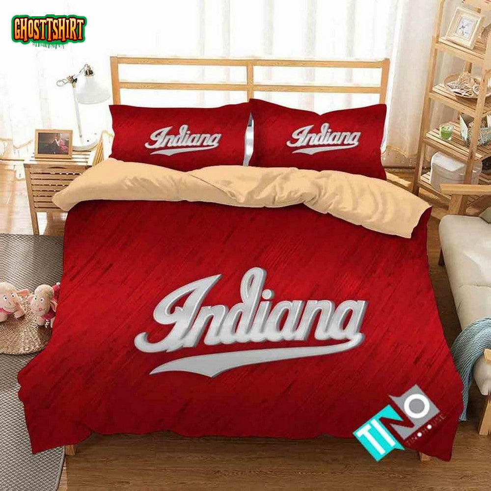 NCAA Indiana Hoosiers 2 Logo N 3D Personalized CustomizedBedding Set
