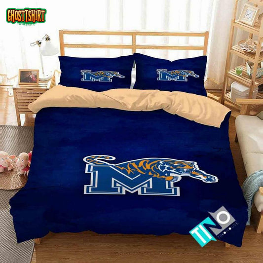 NCAA Memphis Tigers 1 Logo D 3D Personalized CustomizedBedding Set