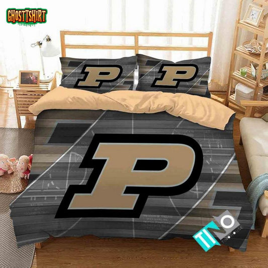 NCAA Purdue Boilermakers 1 Logo N 3D Personalized CustomizedBedding Set