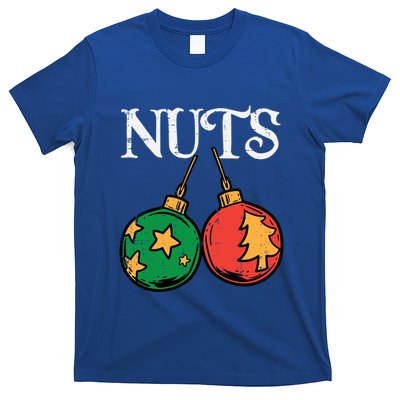 Nuts Chestnuts Funny Matching Couples Christmas Pjs Xmas Gift T-Shirt