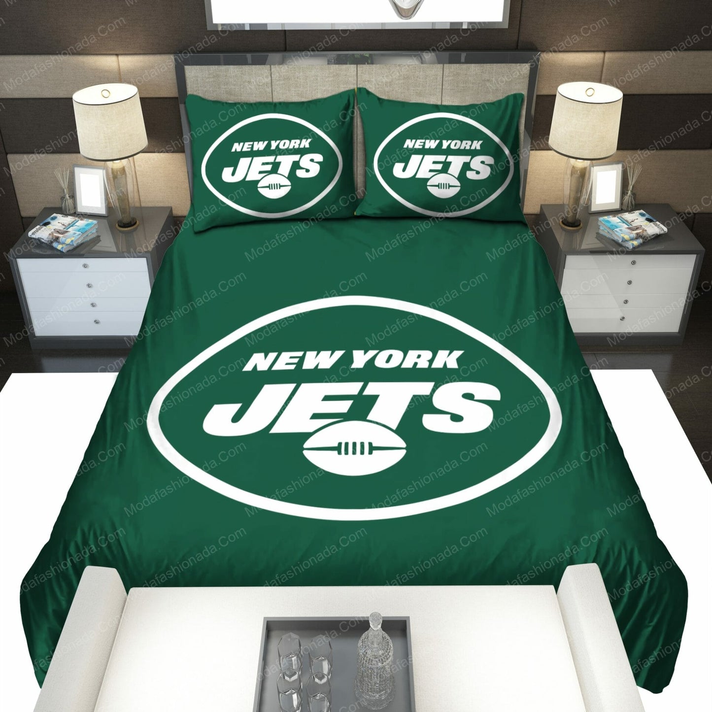 NFL New York Jets Green Bedding Set