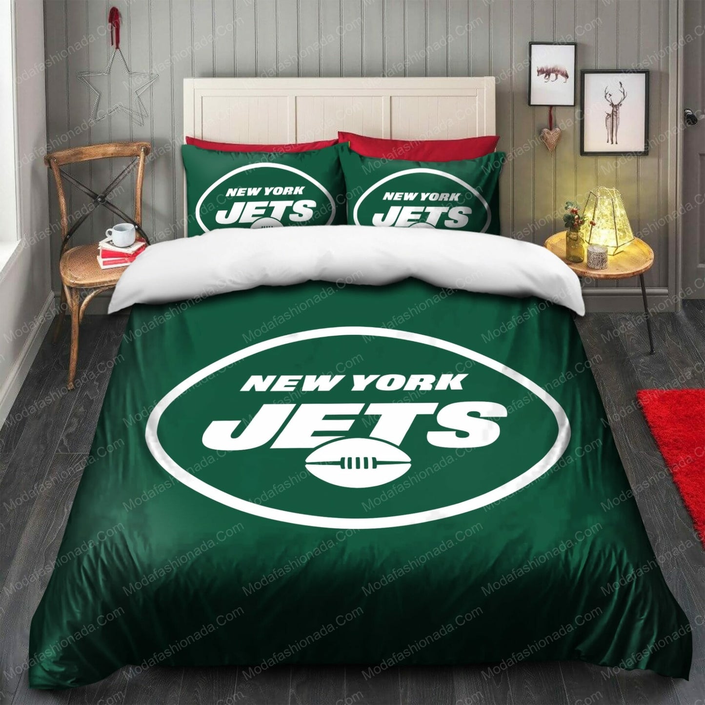 NFL New York Jets Green Bedding Set