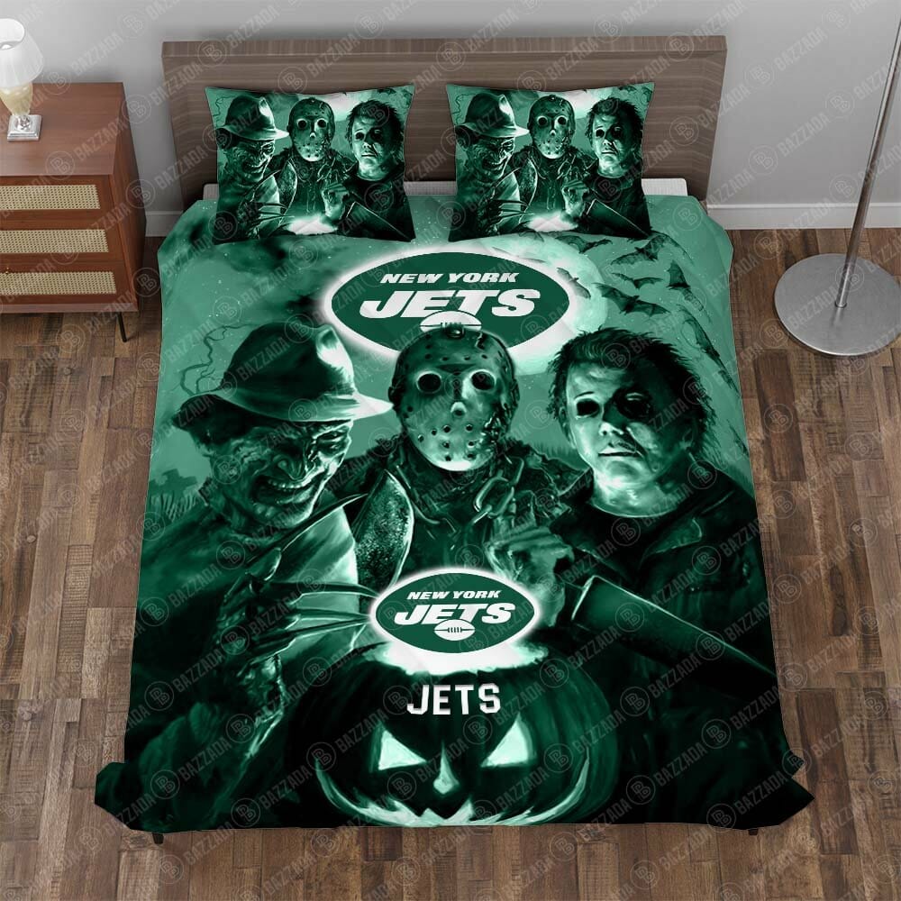 NFL New York Jets Halloween Night Bedding Set