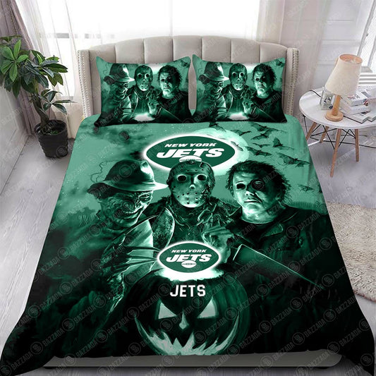 NFL New York Jets Halloween Night Bedding Set