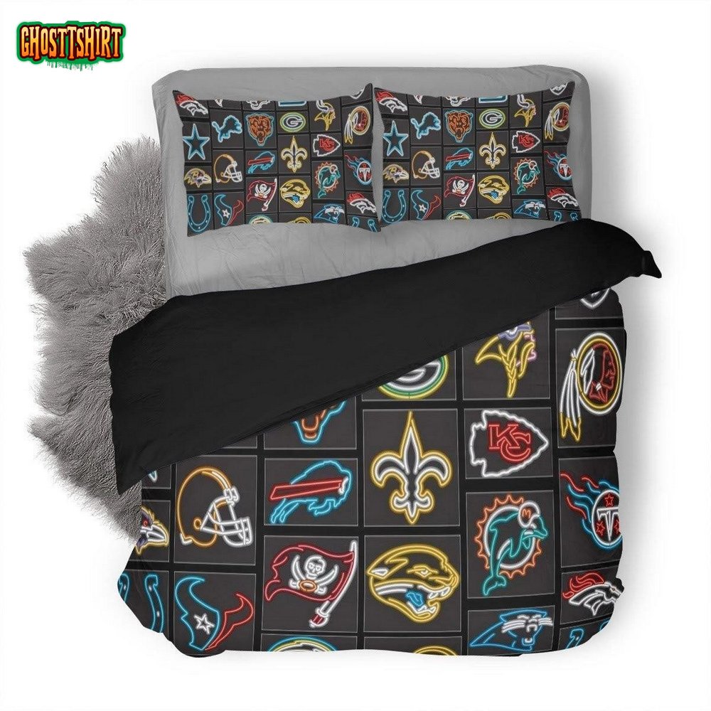 Nfl #123 Duvet Cover Bedding Set