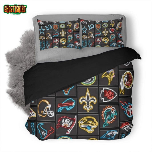 Nfl #123 Duvet Cover Bedding Set