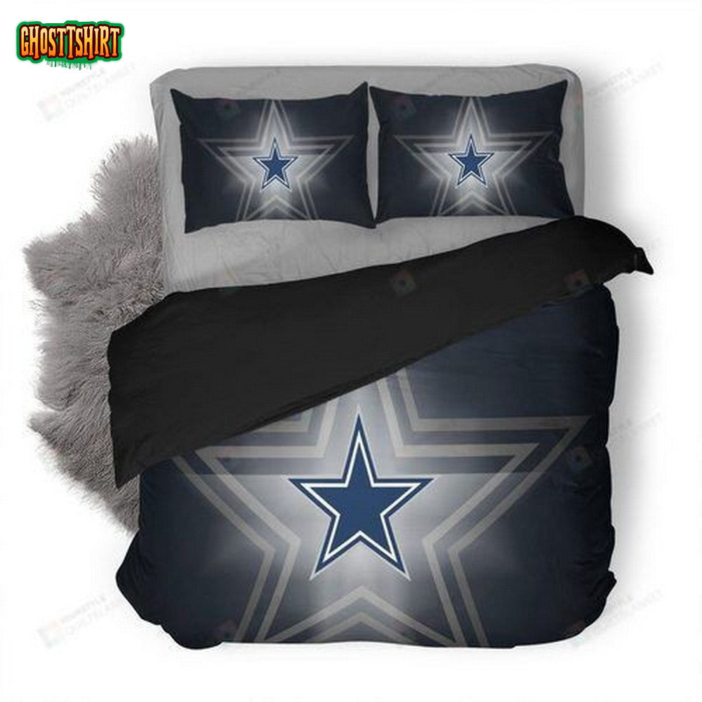 Nfl Dallas Cowboys #1 3D Duvet Cover Bedding Set