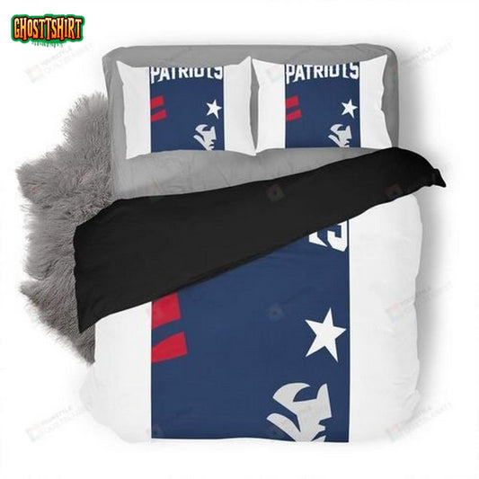 Nfl New England Patriots #24 3D Duvet Cover Bedding Set