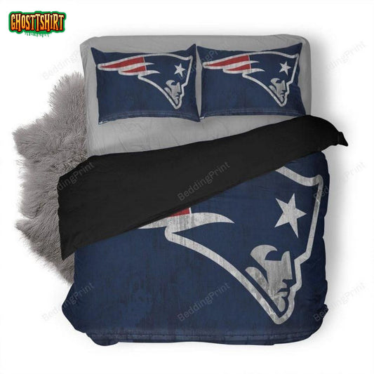 Nfl New England Patriots 9 Duvet Cover Bedding Set