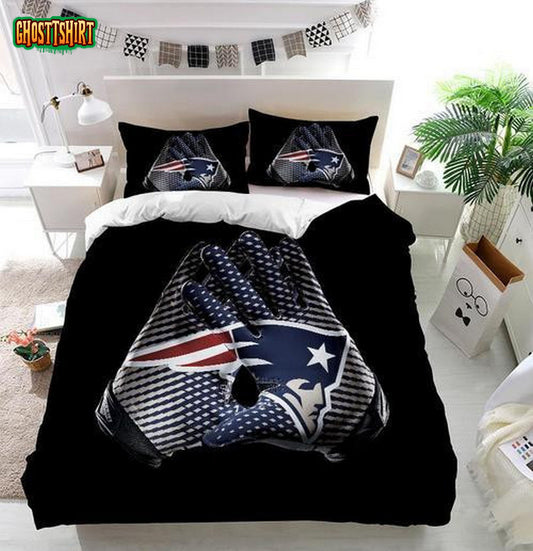 Nfl New England Patriots Gloves Custom Bedding Set