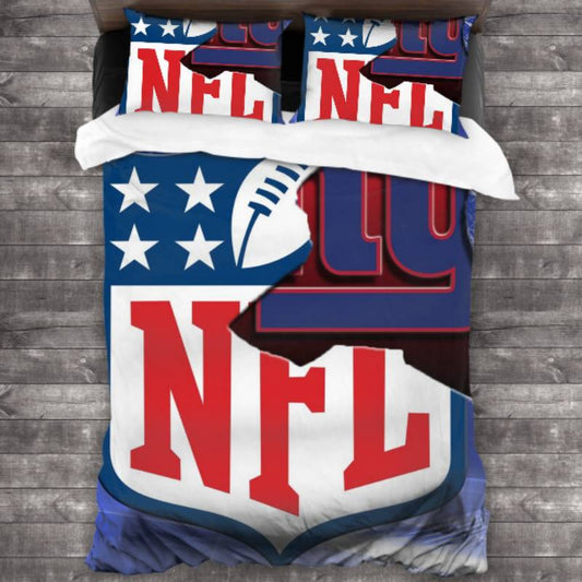 NFL New York Giants Navy Blue Bedding Set
