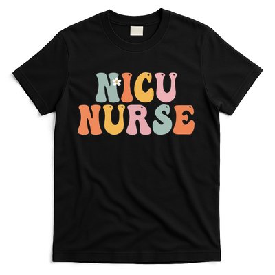 Nicu Nurse Week Groovy Appreciation Day For Women For Work T-Shirt