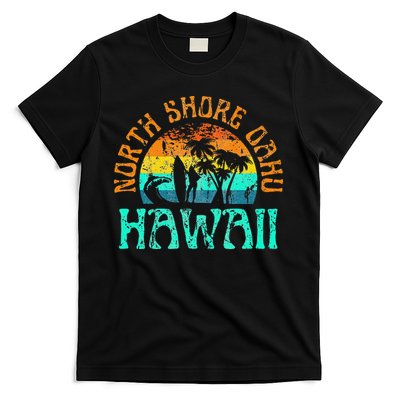 North Shore Oahu Hawaii Surf Beach Surfer Waves T-Shirt