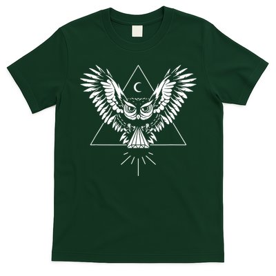 Owl Pyramid Secret Illuminati Owl Tattoo Style T-Shirt