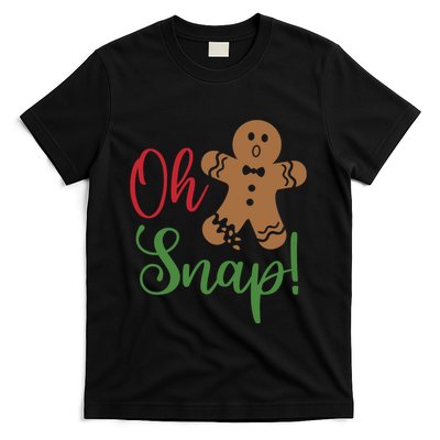 Oh Snap Funny Gingerbread Christmas T-Shirt