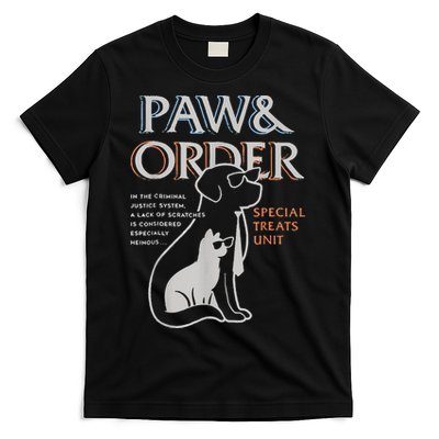 Paw and Order Special Training Dog And Cat T-Shirt