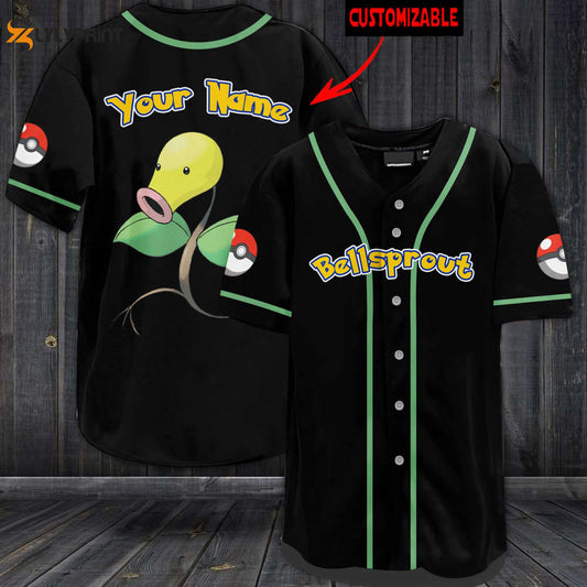 Personalized Bellsprout Baseball Jersey - lylyprint.com