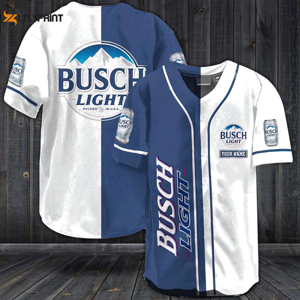 Personalized Busch Light Baseball Jersey - lylyprint.com