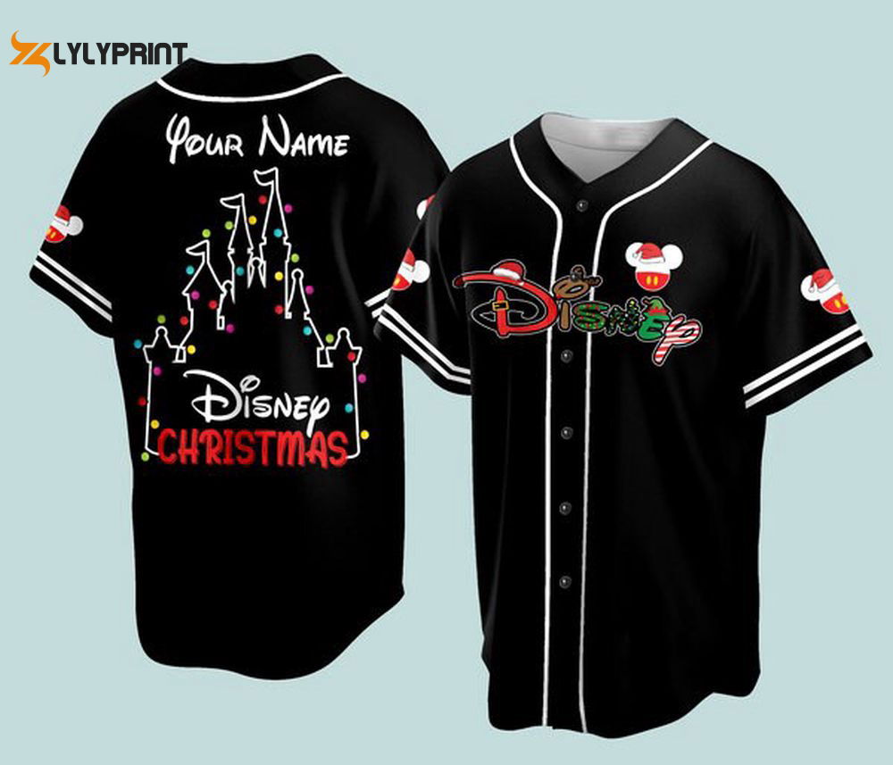 Personalized Christmas Ddisney Baseball Jersey Ddisneyland Trip - lylyprint.com
