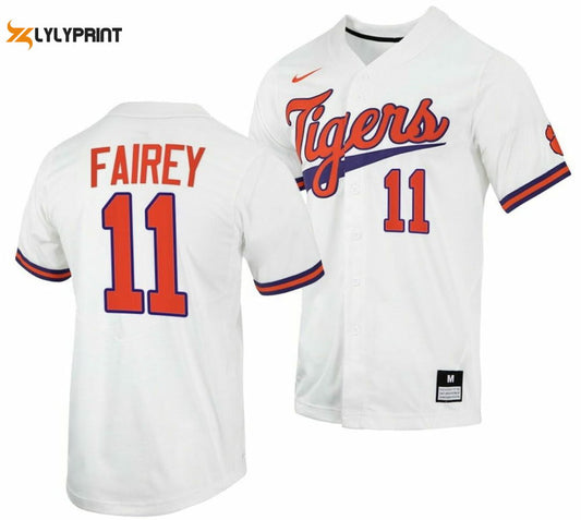 Personalized Clemson Tigers Baseball Jersey Custom Name For Fans BJ0145 - lylyprint.com