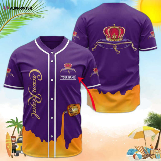 Personalized Crown Royal Whiskey 2k213 Baseball Jersey - Aopprinter