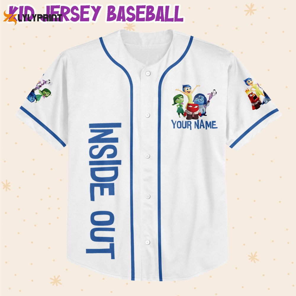 Personalized Disney Inside Out All The Feels Baseball Jersey - lylyprint.com