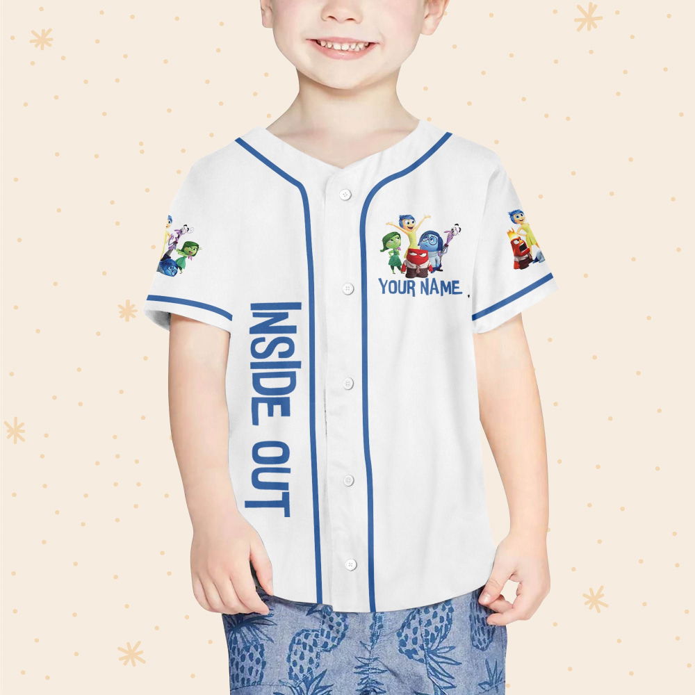 Personalized Disney Inside Out All The Feels Baseball Jersey - lylyprint.com