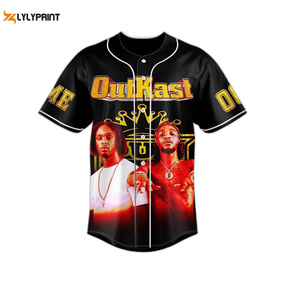 Personalized Outkast Baseball Jersey For Men Women, Outkast Hip Hop Band Jersey - lylyprint.com